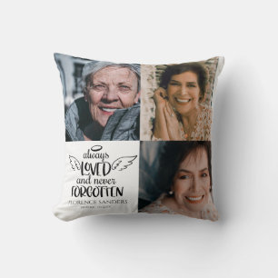 Coussin Photo mémoriale toujours aimée
