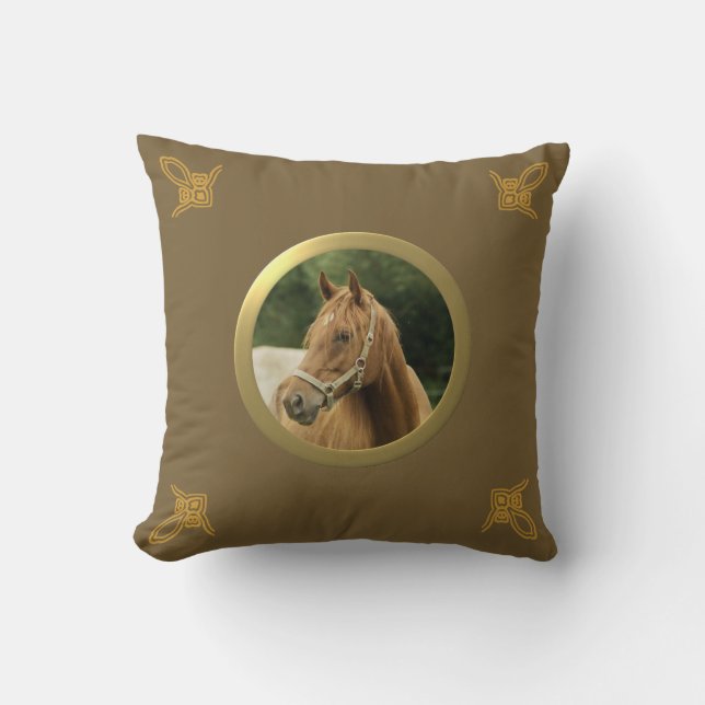 Coussin Photo personnalisable Pony, Cheval ou autre photo  (Recto)