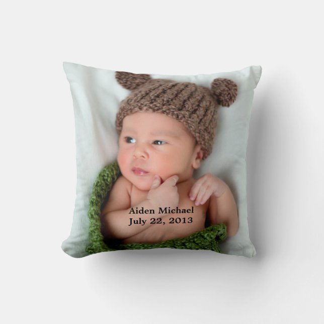 Coussin photo personnalisé (Recto)