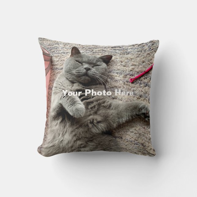 Coussin photo personnalisé (Recto)