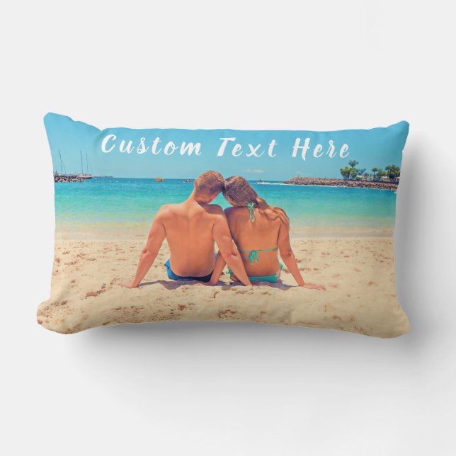 Coussin photo personnalisé avec vos photos et votr (Recto)
