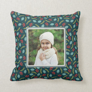 Coussin photo personnalisé Berries et Pine