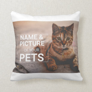 Coussin photo personnalisé pour animaux de compag