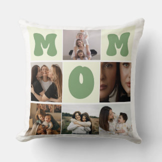 Coussin photo personnalisé pour maman - Ajouter vo