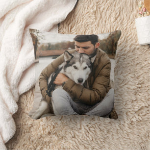Coussin Photo personnalisée Chien à deux côtés Animal de c