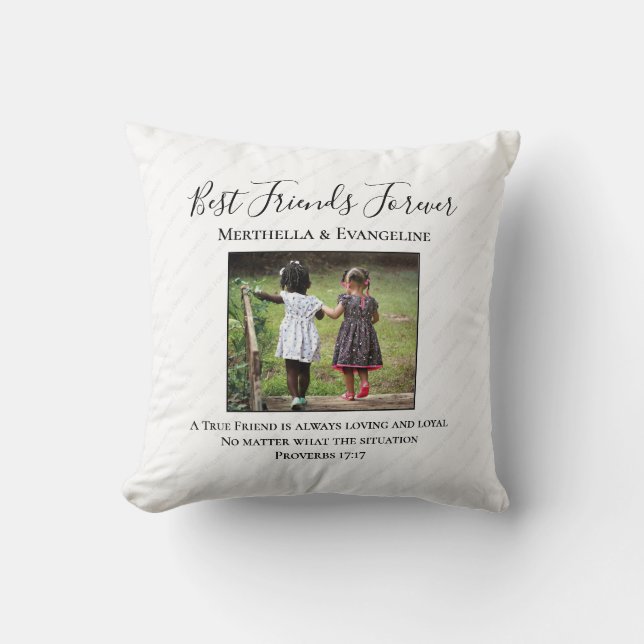 Coussin Photo personnalisée Citation Christian Meilleurs a (Recto)