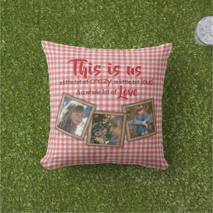 Coussin Photo Personnalisée Drôle Ceci Est Nous Citation F