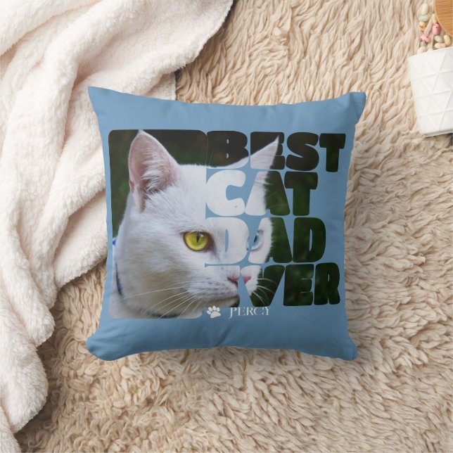 Coussin Photo Personnalisée Et Texte Personnalisé Meilleur (Couverture)