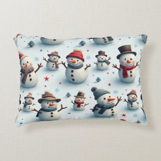 Coussin photo Snowman