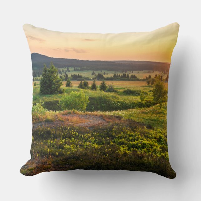 Coussin photo Sunset mountain (Recto)
