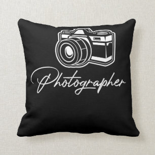 Coussin Photographe de caméra Lens Cameraman Focus Photog