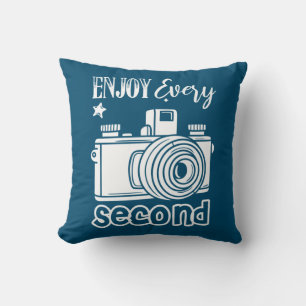 Coussin Photographe Profite Chaque Seconde