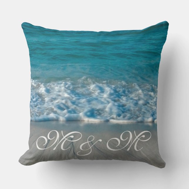 Coussin Photographie À LA PLAGE + vos idées (Recto)