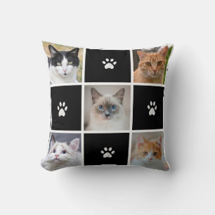 Coussin Photos de chats et de chiens personnalisables et c