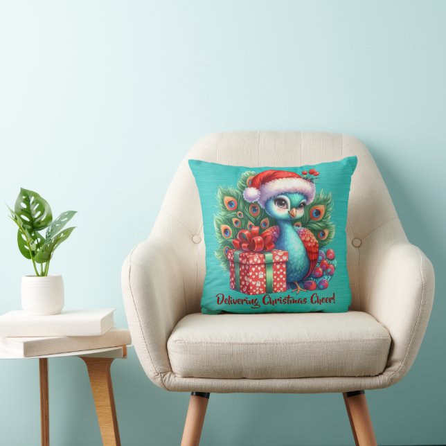 Coussin Pic De Noël À Santa Hat Délivrer De La Soeur (Chaise)