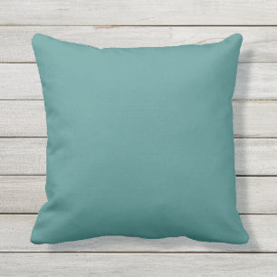 Coussin Pic solide Turquoise