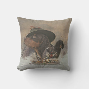 Coussin Picardy Spaniel, Saison Chasse