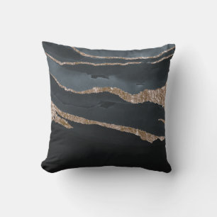 Coussin Pierre en marbre noir Cool tendance