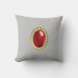 Coussin Pierre rouge