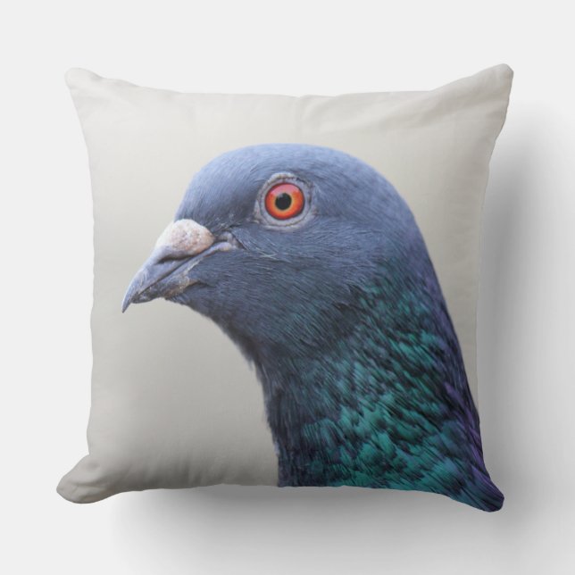 Coussin Pigeon aléatoire (Recto)
