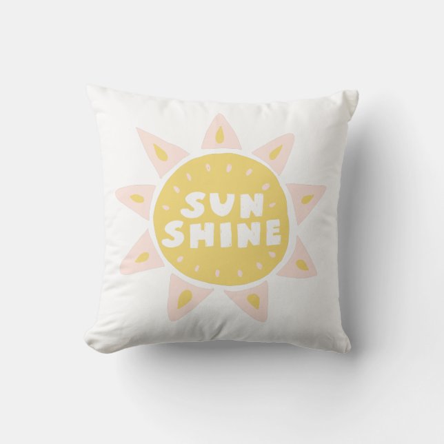 Coussin Pillow de nurserie Sunshine (Recto)