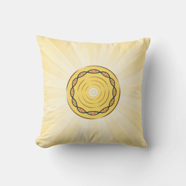 Coussin Pillow design art for manifesting money and wealth (Recto)