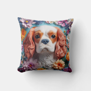 Coussin Pilote 16x16po - King Charles Spaniel