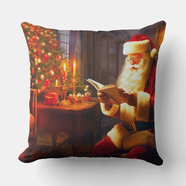 Coussin Pilote à lancer père Noël (Recto)