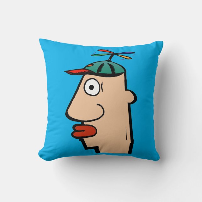 Coussin Pilote comique (Recto)