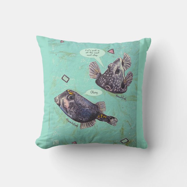 Coussin Pilote de lancement de Trunkfish de voyage de 16 p (Recto)