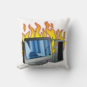 Coussin Pilote de lancement d'incendie d'ordinateur