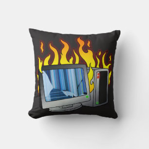 Coussin Pilote de lancement d'incendie d'ordinateur