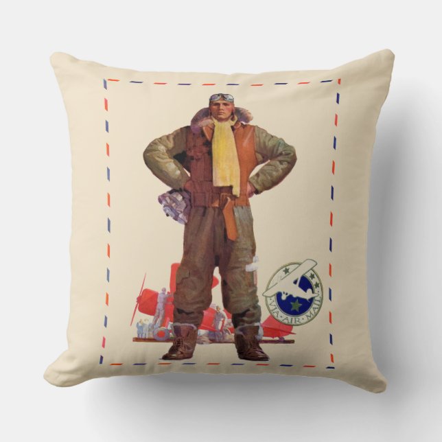 Coussin Pilote de par avion (Recto)