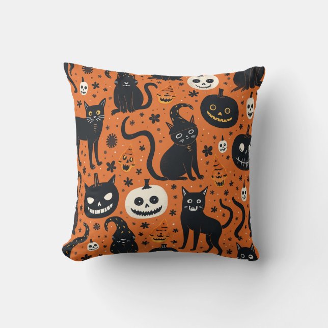 Coussin Pilote d'Halloween (Recto)