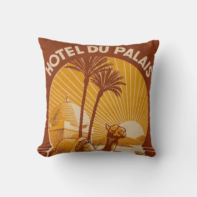 Coussin Pilote vintage Casablanca (Recto)