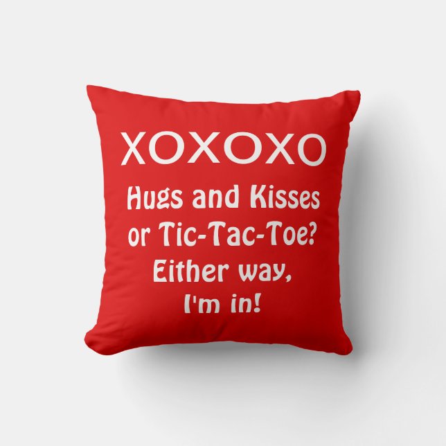 Coussin Pilote XOXOXO (Recto)