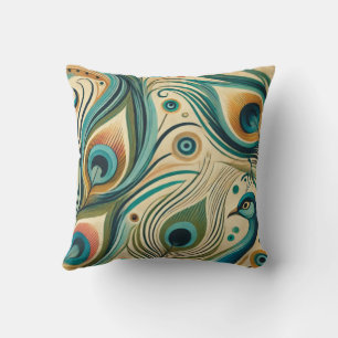 Coussin Pilotes de conception Peacock