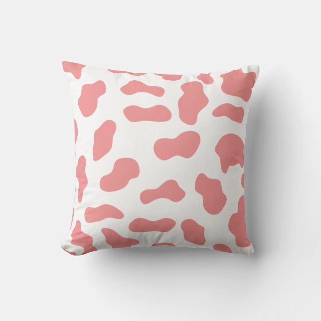 Coussin Pilotes de lancement d'empreintes de vache (Recto)