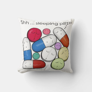 Coussin Pilules de sommeil-médicaments