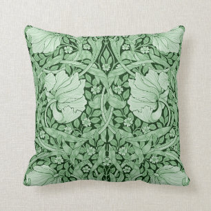 Coussin Pimpernel Green, William Morris