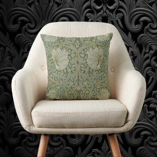 Coussin Pimpernel par William Morris Textile Floral Vintag
