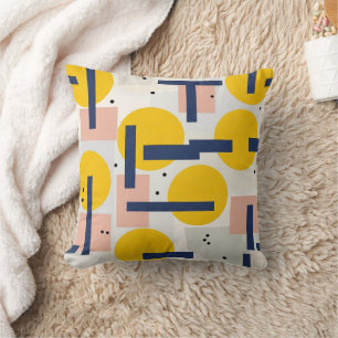 Coussin Pinceau Abstrait Rétro (12)