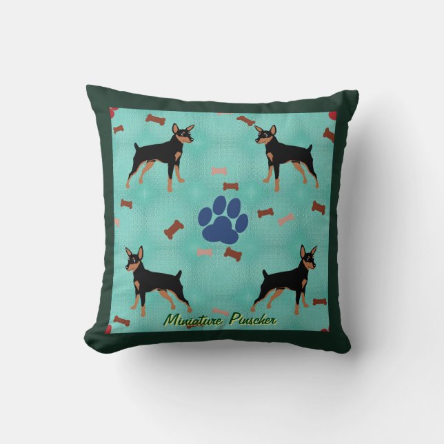 Coussin Pinceau miniature de dessin (Recto)