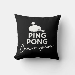 Coussin Ping Pong Champion de tennis de table