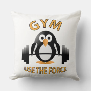 Coussin Pingouin avec cloche