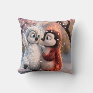 Coussin pingouin confortable Amber & Frosty