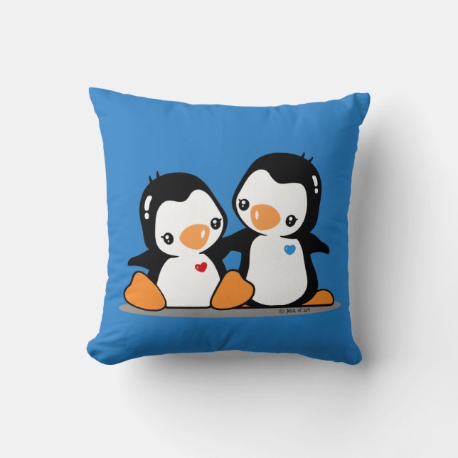 Coussin Pingouins (Recto)