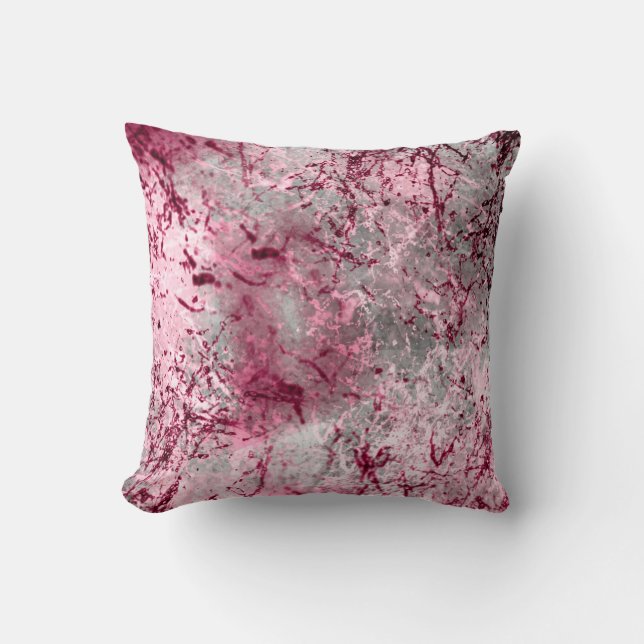 Coussin pink backgroundart, deco, pattern, abstract, aged, (Recto)