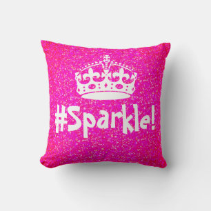 Coussin Pink Glitz, Royal Sparkle, Princesse