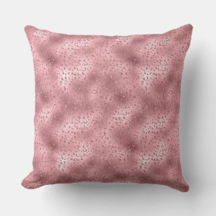 Coussin Pink Glitzy Cheetah Print